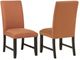 Coaster® Berning 2-Piece Salmon Orange Upholstered Dining Side Chair Set-0