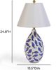 TOV Furniture Sardine Blue/White Table Lamp-2