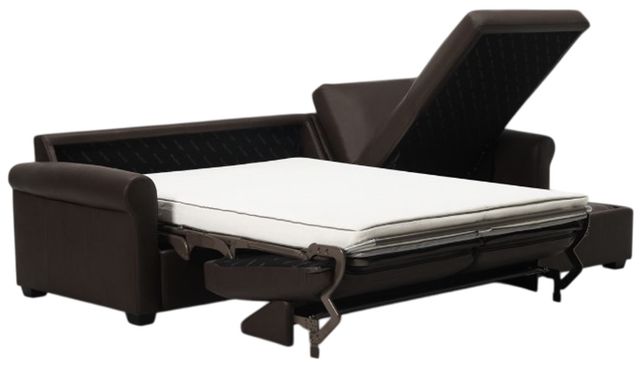 Palliser® Furniture Customizable Madison Sleep Roll Arm 2-Piece Right-Arm Facing Queen Sofa Sleeper Sectional and Storage Chaise-2