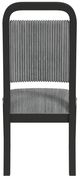 Elements International Ridgemont Black/Gray Dining Side Chair-4