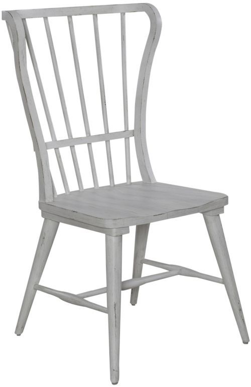 Liberty Furniture River Place 9-Piece Riverstone White/Tobacco Trestle Dining Table Set-3