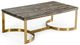 VIG Furniture Modrest Black/Gold Coffee Table-0
