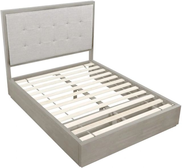 Modus Furniture Oxford Mineral California King Upholstered Storage Bed-2