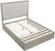Modus Furniture Oxford Mineral California King Upholstered Storage Bed-2