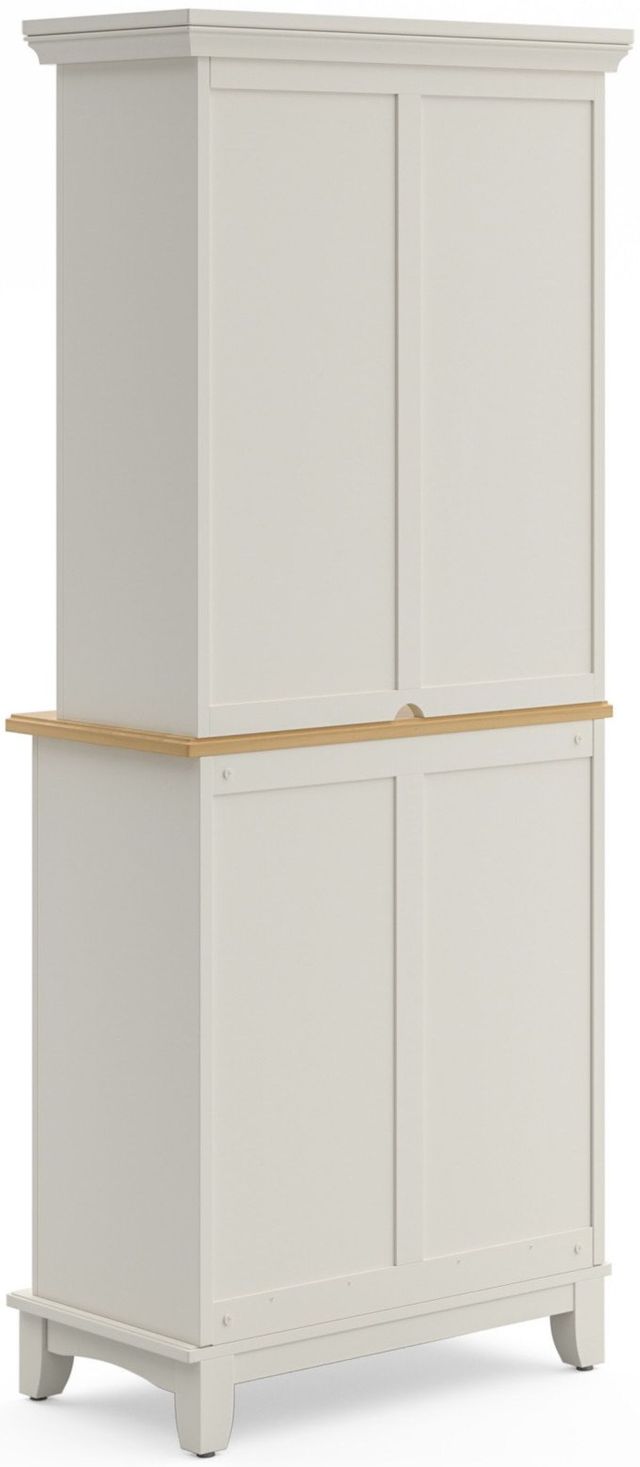 homestyles® Buffet of Buffets Natural Wood/White Server with Hutch-1