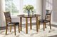 New Classic® Home Furnishings Gia 3-Piece Brown Dining Set-1