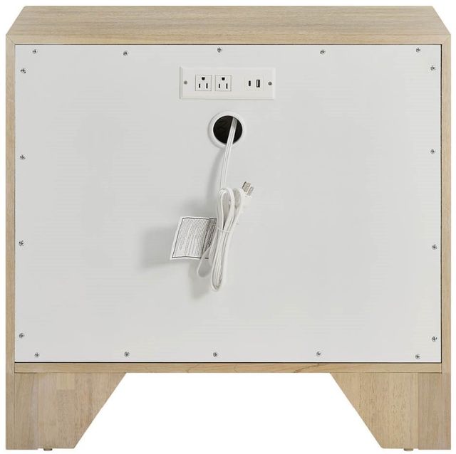 Universal Explore Home™ Oasis Beige Dockside 2-Drawer Nightstand-3