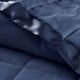 Olliix by Madison Park Navy Twin Windom All Season Hypoallergenic Microfiber Down Alternative Blanket with 3M Scotchgard-4