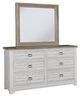 American Woodcrafters Meadowbrook 5-Piece Sand/Whitewash King Arched Panel Bedroom Set-2