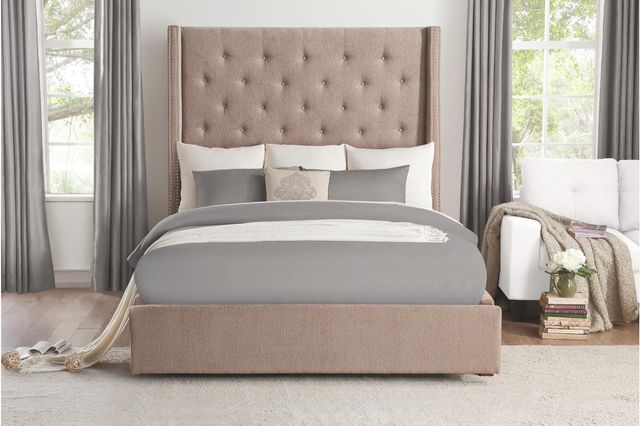Homelegance® Fairborn Brown California King Platform Storage Bed-2