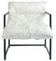 A & B Home Bronya Black/Cream Accent Chair-1