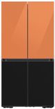 Samsung Bespoke Flex™ 18" Clementine Glass French Door Refrigerator Top Panel-5