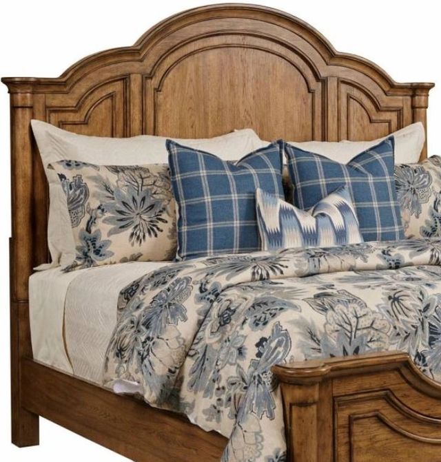 American Drew® Berkshire Eastbrook Warm Cognac King Panel Bed-1