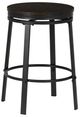 Powell® Enzo 5-Piece Charcoal Brown Dining Set with Black Base-2
