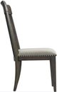 Riverside Furniture Forsyth Beige/Toasted Peppercorn Upholstered Side Chair-2