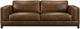 New Classic® Home Furnishings Sayer Leather Brown Sofa-2