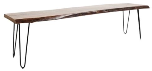 Jofran Inc. Nature's Edge 6-Piece Light Chestnut 79"Dining Set-3