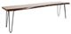 Jofran Inc. Nature's Edge 6-Piece Light Chestnut 79"Dining Set-3