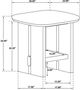 Coaster® Kailani 2-Piece Beige Oak Coffee and End Table Set-3