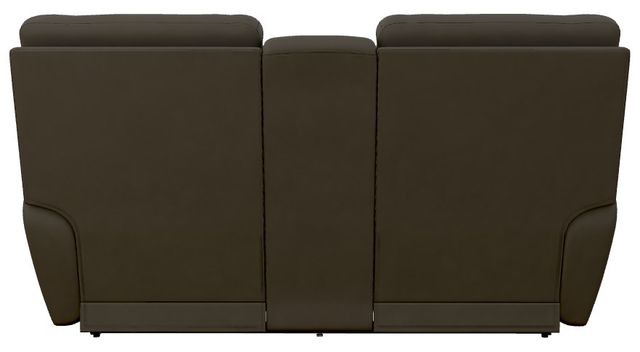 La-Z-Boy® Ava Mineral Leather Power Reclining Loveseat with Console and Headrest-3