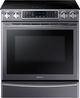 Samsung 30" Fingerprint Resistant Black Stainless Steel Slide In Induction Range-0