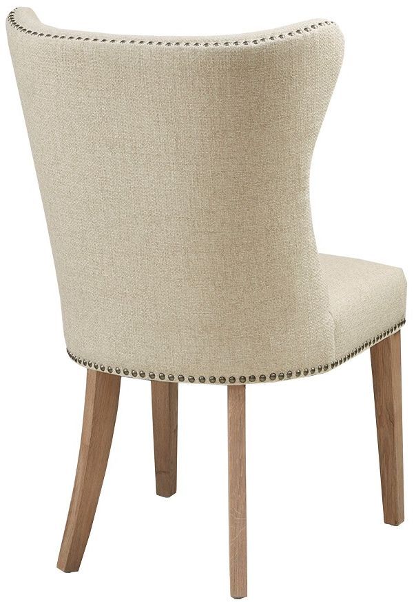 Olliix by Madison Park Cream Set of 2 Skylar Dining Chairs-2