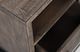 Jofran Inc. East Hampton Distressed Gray Power Chairside Table with Black Base-4