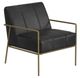International Furniture Direct Aragon Gold/Licorice Chair-0