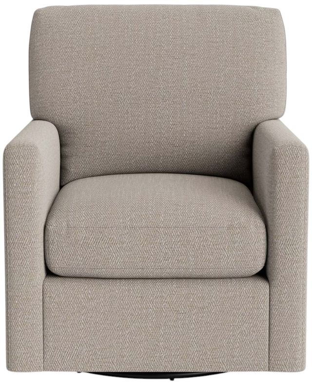 Bassett® Furniture Customizable Trent Track Arm Swivel Chair-1