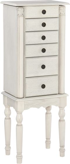 Powell® Imogen Off-White Jewelry Armoire