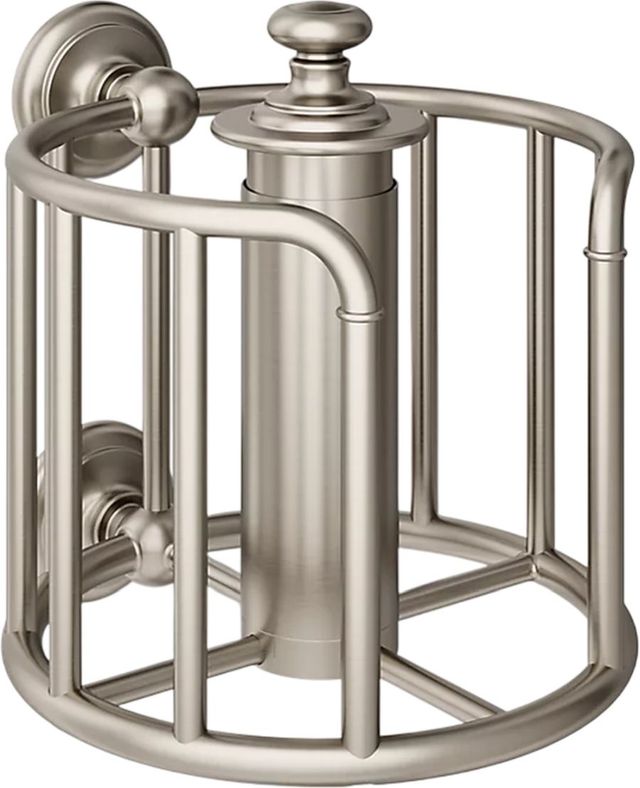 KOHLER® Artifacts® Vibrant Brushed Nickel Toilet Paper Carriage-0