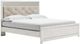 Signature Design by Ashley® Altyra White King Upholstered Panel Bed-0