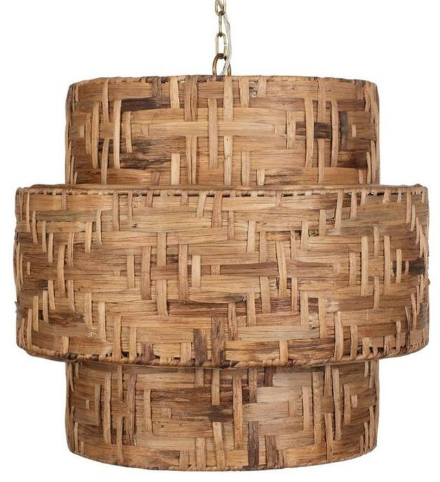 Uttermost® Water Hyacinth Natural Woven Pendant-3