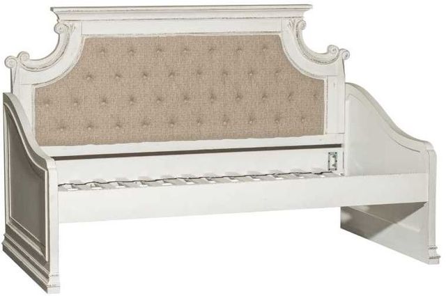 Liberty Furniture Magnolia Manor Antique White/Taupe Upholstered Back Daybed-0