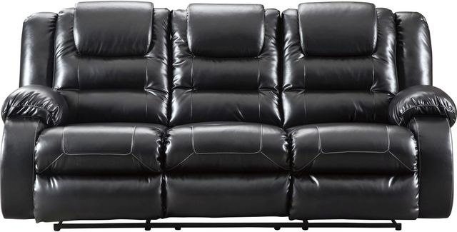 Signature Design by Ashley® Vacherie 3-Piece Black Reclining Sectional-3