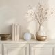 Renwil® Diadem White Natural Decorative Sphere-1