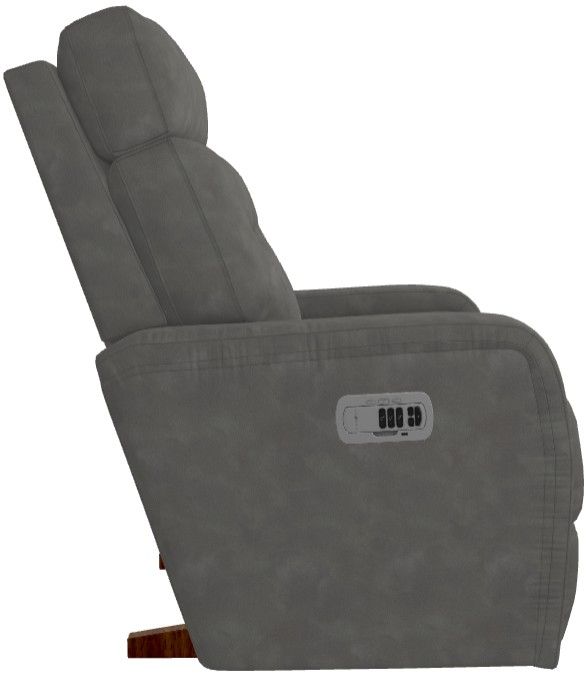 La-Z-Boy® Baron Slate Power Rocking Recliner with Headrest-3