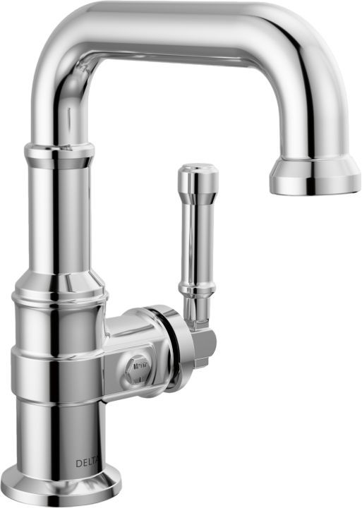 Delta Broderick® Lumicoat® Chrome 8" Single Handle Bathroom Faucet with Drain-0