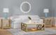Bassett Mirror Holden Tan Square End Table-5