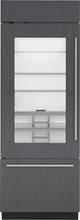 Sub-Zero® Classic Series 30" 17 Cu. Ft. Panel Ready Left Hinge Built-In Bottom Freezer Refrigerator with Glass Door-0