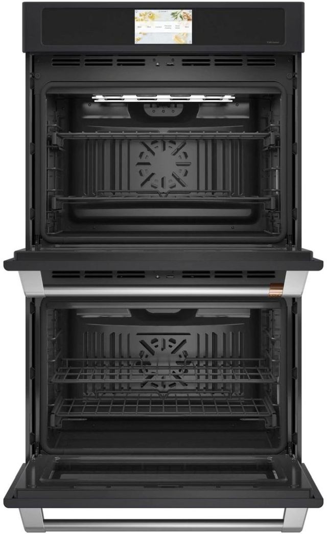 Café™ Professional Series 30" Matte Black Double Electric Wall Oven-1