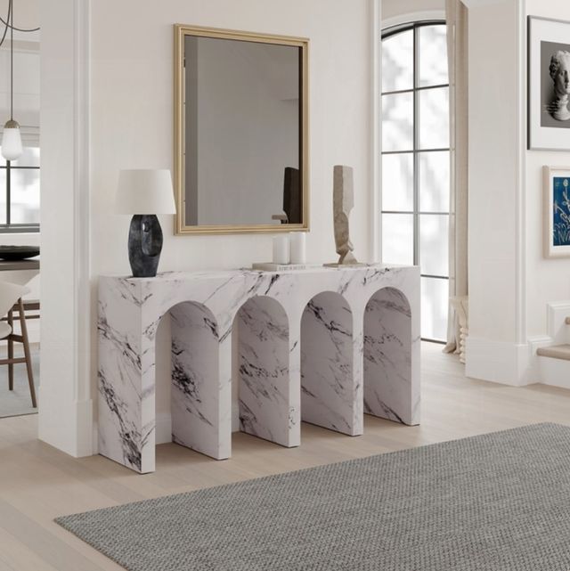 ACME Furniture Fritzy White Console Table-1