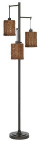 Cal® Lighting & Accessories Connell Dark Bronze Floor Lamp-0