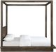 Modus Furniture Melbourne Dark Pine King Canopy Bed-3