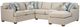 Braxton Culler Customizable Kensington 3-Piece U-Shape Sectional and Chaise-0