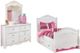 Signature Design by Ashley® Exquisite 3-Piece White Twin Storage Sleigh Bed Set-0