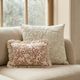 TOV Furniture Tabitha Cream Square Embroidered Throw Pillow-1