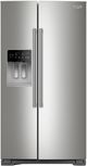 Maytag® 36" 20.9 Cu. Ft. Fingerprint Resistant Stainless Steel Counter Depth Side-by-Side Refrigerator with Arctic Blue Interior-0