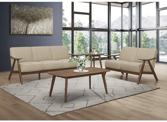 Mazin Furniture Damala Light Brown Loveseat-3