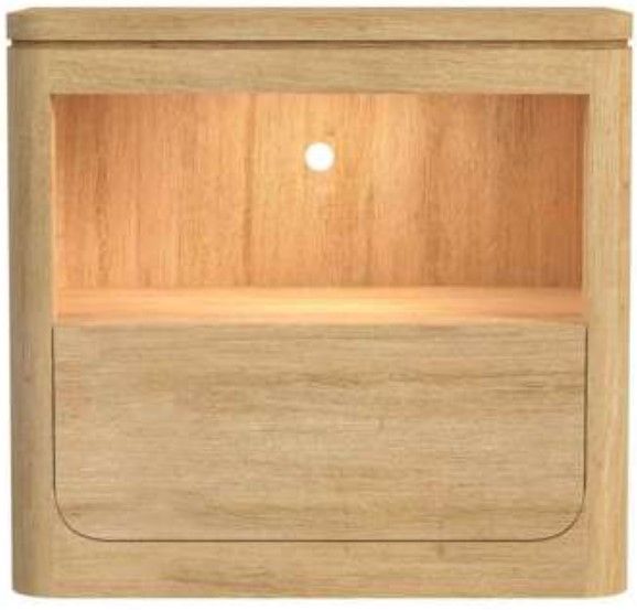 Elements International Rosalie Natural Nightstand-3